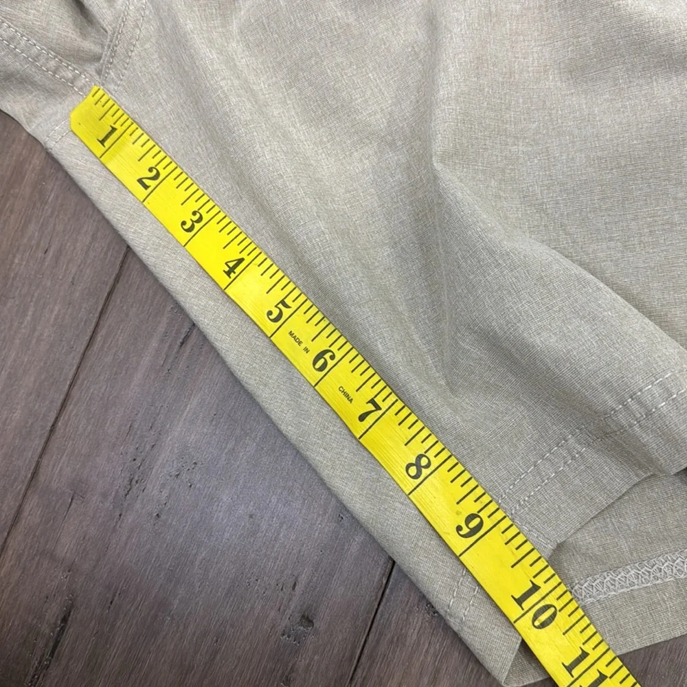 Linksoul golf Tan Flat Front Shorts‎ Lightweight Casual